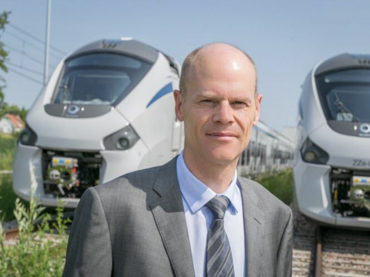 Marc Ehret, nouveau directeur du site d'Alstom Crespin.